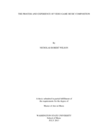 The process and experience of video game music composition