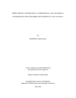 Berry shrivel: physiological, compositional and anatomical consequences affecting berry development in Vitis vinifera L.