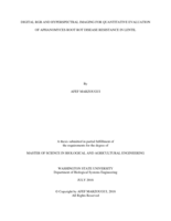 Digital RGB and hyperspectral imaging for quantitative evaluation of aphanomyces root rot disease resistance in lentil