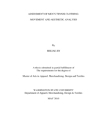 Assessment of men's tennis clothing: movement and aesthetic analysis