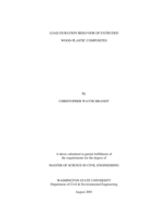 Load-duration behavior of extruded wood-plastic composites