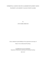 Experiential learning creating leadership development among fraternity and sorority college student leaders