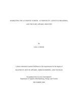 Marketing the authentic surfer: authenticity, lifestyle branding, and the surf apparel industry