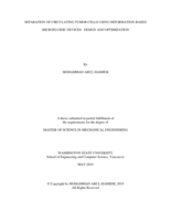 Separation of circulating tumor cells using deformation-based microfluidic devices: design and optimization