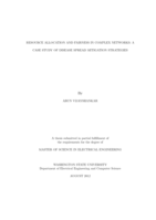 Resource allocation and fairness in complex networks: A case study of disease spread mitigation strategies