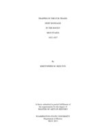 Trapped in the fur trade: debt bondage in the Rocky Mountains 1822-1827