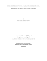Increasing the resolution of a global nitrogen export model: Applications and advances in central California