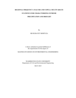 Regional frequency analysis and copula multivariate statistics for characterizing extreme precipitation and drought