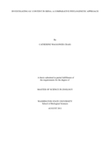 Investigating GC content in RRNA: a comparative phylogenetic approach