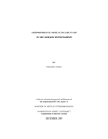 Art preference of healthcare staff in break room environments