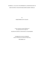 Numerical analysis and experimental demonstration of ground-effect enhanced high-speed marine vehicles