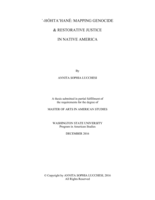 `-HÓHTA’HANÉ: mapping genocide & restorative justice in Native America