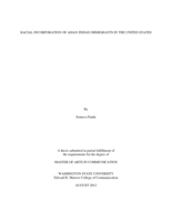 Racial incorporation of Asian Indian immigrants in the United States