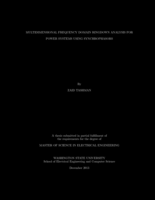 Multidimensional frequency domain ringdown analysis for power systems using synchrophasors