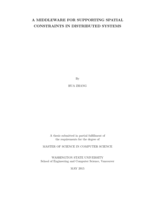 A middleware for supporting spatial constraints in distributed systems