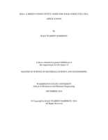 MoO₂: A mixed conductivity oxide for solid oxide fuel cell applications
