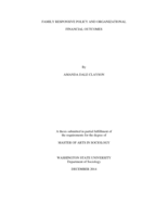 Family responsive policy and organizational financial outcomes