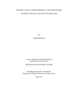 Individual policy frame preference and partisanship: examining health care policy frames (2009)