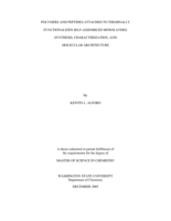 Polymers and peptides attached to terminally functionalized self-assembled monolayers: Synthesis, characterization, and molecular architecture