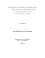 Development of SP-SNP markers and use them in studying population genetics and identifying markers associated with avirulence genes of Puccinia striiformis F. Sp. Tritici