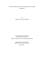 Nez Perce perspectives on fire management and program accessibility