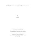 AutoDBT: A framework for automatic testing of web database applications