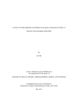 A study of the shifting patterns of global sourcing in the U.S. textile and apparel industry