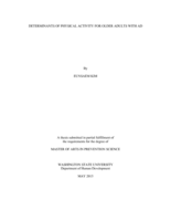 Determinants of physical activity for older adults with AD