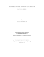 Nonlinear dynamic and static analysis of I-5 Ravenna Bridge