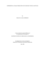 Experimental characterization of ice hockey sticks and pucks