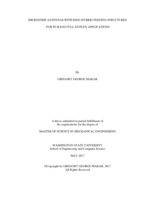 Microstrip antennas with ring hybrid feeding structures for in-band full-duplex applications