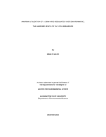 Anuran utilization of a semi-arid regulated river environment, the Hanford Reach of the Columbia River