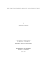 Sleep-wake state tradeoffs, impulsivity and life history theory