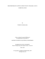 High-performance antenna design for IoT, wearable, and 5G communications