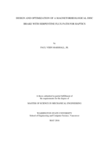 Design and optimization of a magnetorheological disc brake with serpentine flux path for haptics