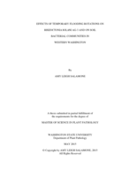 Effects of temporary flooding rotations on Rhizoctonia solani AG-3 and on soil bacterial communities in western Washington