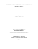 Characterizing softball bat modifications and their resulting performance effects