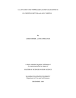 Cultivation and topdressing sand color effects on creeping bentgrass golf greens