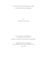 A two-level reconfigurable cell array for digital signal processing