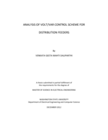 Analysis of volt/var control scheme for distribution feeders