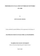 Performance evaluation of wireless Networks on Chip