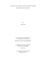 Climate change, agriculture and human adaption at the Indus site of Harappa