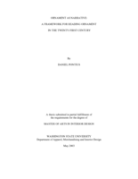 Ornament as narrative: A framework for reading ornament in the twenty-first century