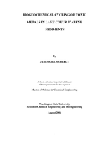 Biogeochemical cycling of toxic metals in Lake Coeur d'Alene sediments
