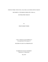 Points in time: stone tool analysis as an indication of group movement at the Birch Creek site (35ML181), southeastern Oregon
