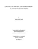 Manipulation of soil temperatures to influence brood emergence in the alkali bee, (Nomia melanderi cockerell)