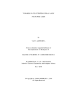 Towards in-field testing of RAS logic for power grids