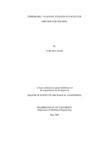 Temporarily alloying titanium to facilitate friction stir welding