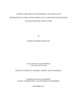 Lithium-doped tricalcium phosphate and tricalcium phosphate/polycaprolactone particulate composite for bone-graft and drug-delivery applications