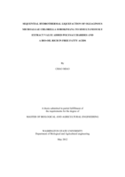 Sequential hydrothermal liquefaction of oleaginous microalgae Chlorella sorokiniana to simultaneously extract value added polysaccharides and a bio-oil rich in free fatty acids